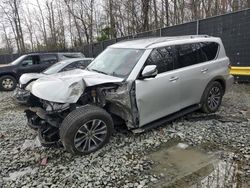 Salvage cars for sale at Waldorf, MD auction: 2020 Nissan Armada SV