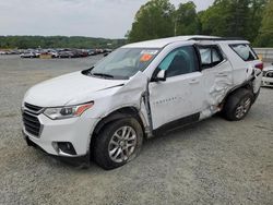 Salvage cars for sale at Concord, NC auction: 2021 Chevrolet Traverse LT