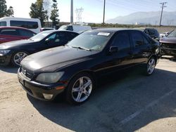 Salvage cars for sale from Copart Rancho Cucamonga, CA: 2004 Lexus IS 300