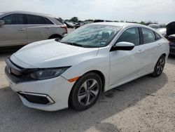 Salvage cars for sale at San Antonio, TX auction: 2019 Honda Civic LX