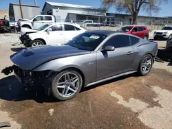 Salvage cars for sale at Albuquerque, NM auction: 2024 Ford Mustang GT