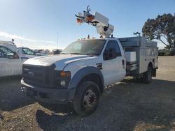Salvage trucks for sale at Martinez, CA auction: 2008 Ford F450 Super Duty