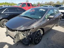 Salvage cars for sale at Cahokia Heights, IL auction: 2014 Honda Civic EX