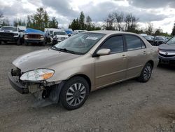 Salvage cars for sale at Portland, OR auction: 2004 Toyota Corolla CE