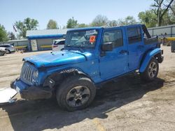 Jeep Wrangler Unlimited Sahara salvage cars for sale: 2016 Jeep Wrangler Unlimited Sahara