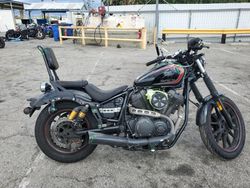 Salvage motorcycles for sale at Van Nuys, CA auction: 2015 Yamaha XVS950 CU