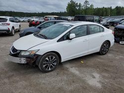 Vehiculos salvage en venta de Copart Harleyville, SC: 2013 Honda Civic EXL