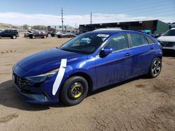 Salvage cars for sale from Copart Colorado Springs, CO: 2023 Hyundai Elantra Limited