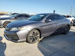 2016 Honda Accord EXL en venta en Grand Prairie, TX