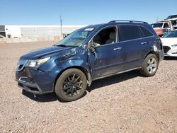 Salvage cars for sale from Copart Phoenix, AZ: 2012 Acura MDX Technology
