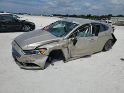 Salvage cars for sale from Copart Arcadia, FL: 2017 Ford Fusion Titanium HEV