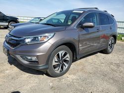 Salvage cars for sale at Mcfarland, WI auction: 2015 Honda CR-V Touring