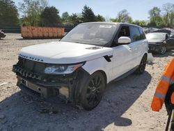 Salvage cars for sale from Copart Madisonville, TN: 2016 Land Rover Range Rover Sport HSE