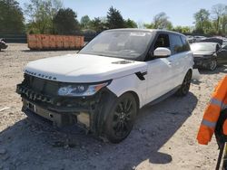 Land Rover Range Rover Sport HSE salvage cars for sale: 2016 Land Rover Range Rover Sport HSE