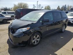 Salvage cars for sale at Woodburn, OR auction: 2014 Toyota Sienna LE