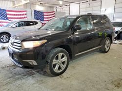 Salvage cars for sale from Copart Columbia, MO: 2013 Toyota Highlander Limited