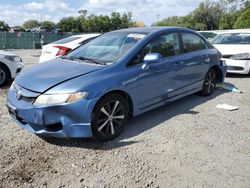 Salvage cars for sale at Riverview, FL auction: 2010 Honda Civic LX-S
