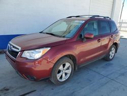 Salvage cars for sale at Farr West, UT auction: 2016 Subaru Forester 2.5I Premium
