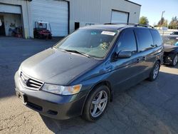 Salvage cars for sale at Woodburn, OR auction: 2004 Honda Odyssey EXL