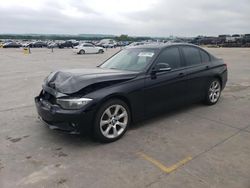 Salvage cars for sale at Grand Prairie, TX auction: 2015 BMW 320 I