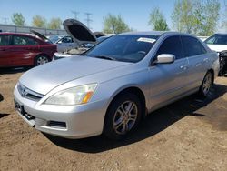 Salvage cars for sale at Elgin, IL auction: 2006 Honda Accord SE