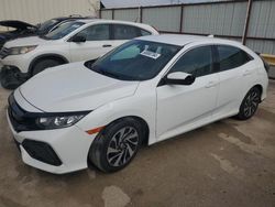 Salvage cars for sale from Copart Haslet, TX: 2018 Honda Civic LX