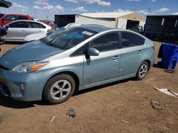 Salvage cars for sale at Brighton, CO auction: 2015 Toyota Prius