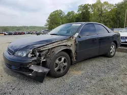 Salvage cars for sale at Concord, NC auction: 1998 Lexus ES 300