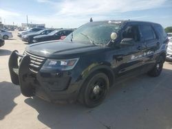 Salvage cars for sale at Grand Prairie, TX auction: 2019 Ford Explorer Police Interceptor