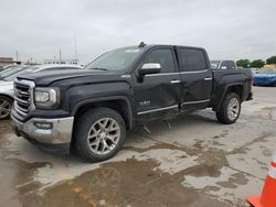 Salvage trucks for sale at Grand Prairie, TX auction: 2017 GMC Sierra K1500 SLT