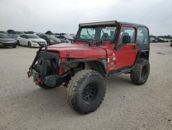 Salvage cars for sale from Copart San Antonio, TX: 1998 Jeep Wrangler / TJ Sport