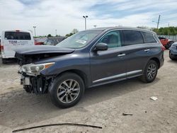 Salvage cars for sale from Copart Indianapolis, IN: 2013 Infiniti JX35