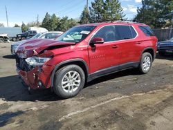 Salvage cars for sale at Denver, CO auction: 2019 Chevrolet Traverse LT