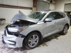 Salvage cars for sale at Leroy, NY auction: 2019 Acura RDX Advance