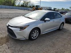 Salvage cars for sale at Cahokia Heights, IL auction: 2021 Toyota Corolla LE