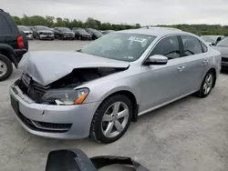 Salvage cars for sale at Cahokia Heights, IL auction: 2014 Volkswagen Passat SE