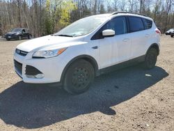 Salvage cars for sale from Copart Bowmanville, ON: 2015 Ford Escape SE