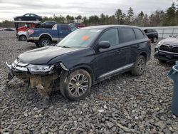Salvage cars for sale at Windham, ME auction: 2016 Mitsubishi Outlander SE