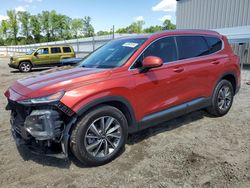 Salvage cars for sale from Copart Spartanburg, SC: 2019 Hyundai Santa FE SEL