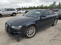 Salvage cars for sale from Copart Houston, TX: 2014 Audi A4 Premium Plus