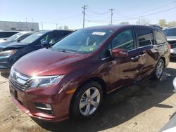 Salvage cars for sale at Chicago Heights, IL auction: 2019 Honda Odyssey EX