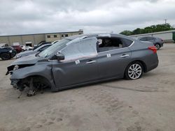 Salvage cars for sale from Copart Wilmer, TX: 2018 Nissan Sentra S