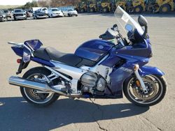 Salvage motorcycles for sale at Brookhaven, NY auction: 2005 Yamaha FJR1300
