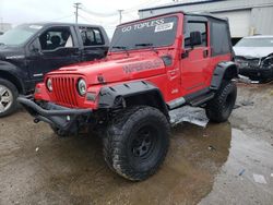 Salvage cars for sale from Copart Chicago Heights, IL: 2000 Jeep Wrangler / TJ Sport