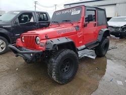 Jeep salvage cars for sale: 2000 Jeep Wrangler / TJ Sport