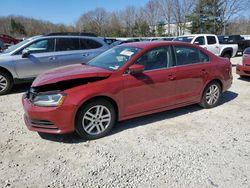Salvage cars for sale at North Billerica, MA auction: 2017 Volkswagen Jetta S