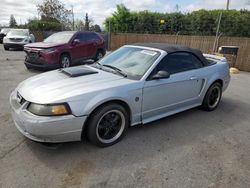 Salvage cars for sale from Copart San Martin, CA: 2000 Ford Mustang GT