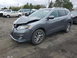 Salvage cars for sale at Denver, CO auction: 2015 Nissan Rogue S