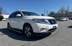 Salvage cars for sale at North Billerica, MA auction: 2013 Nissan Pathfinder S