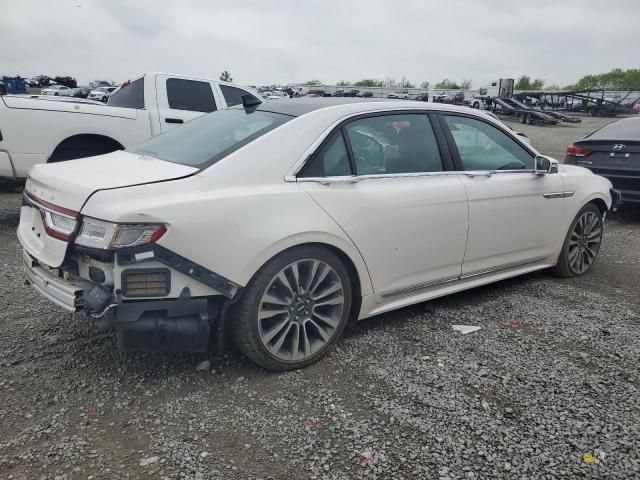 2018 Lincoln Continental Select